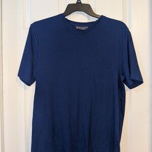 HART SCHAFFNER MARX Premium Loungewear Top/Pants - Navy Blue - Size Medium